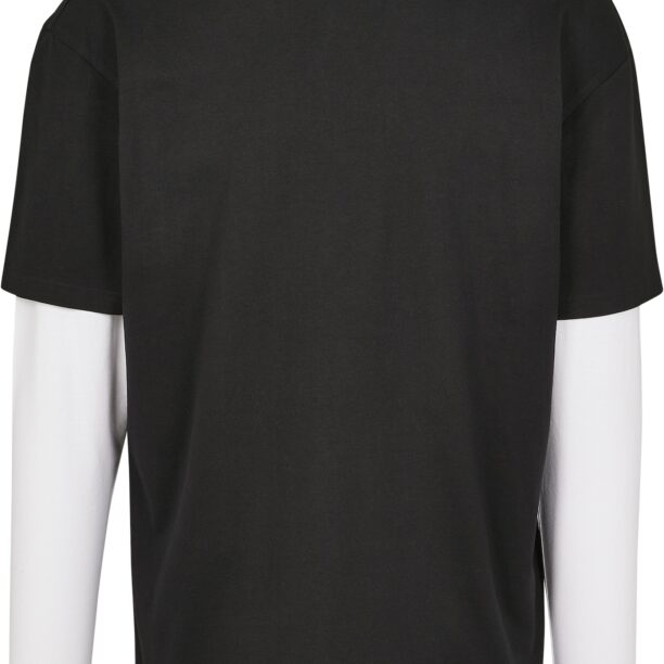 Urban Classics Tricou  negru / alb