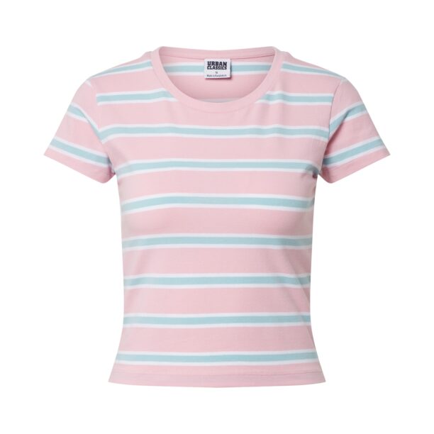 Urban Classics Tricou  opal / roz / alb