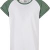 Urban Classics Tricou  verde / alb