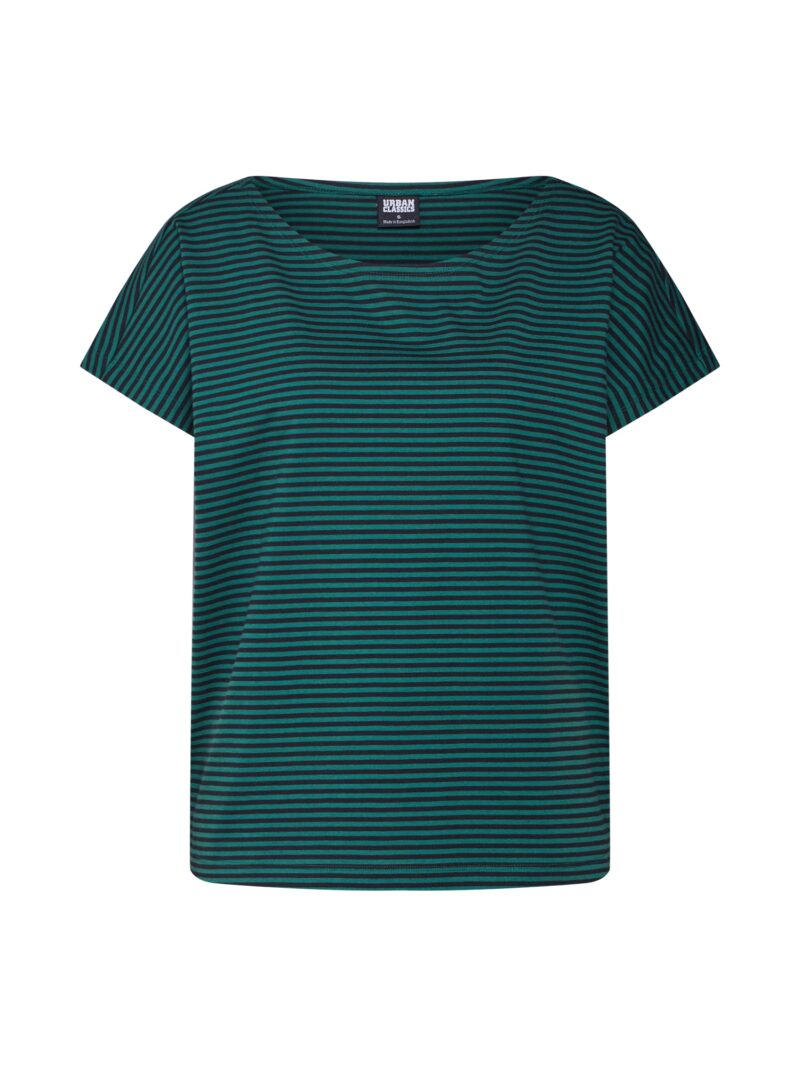 Urban Classics Tricou  verde smarald / negru