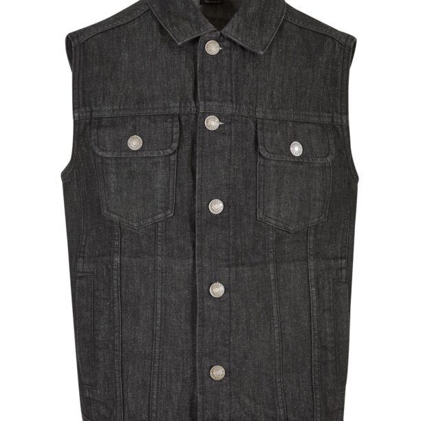 Urban Classics Vestă  negru denim