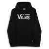 VANS Bluză de molton  negru / alb