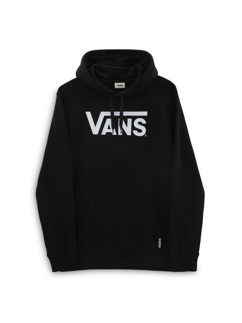 VANS Bluză de molton  negru / alb