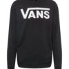 VANS Bluză de molton  negru / alb