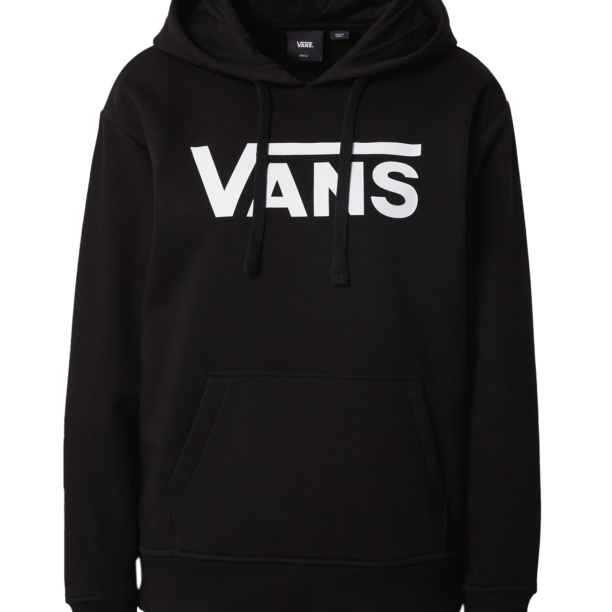 VANS Bluză de molton  negru / alb