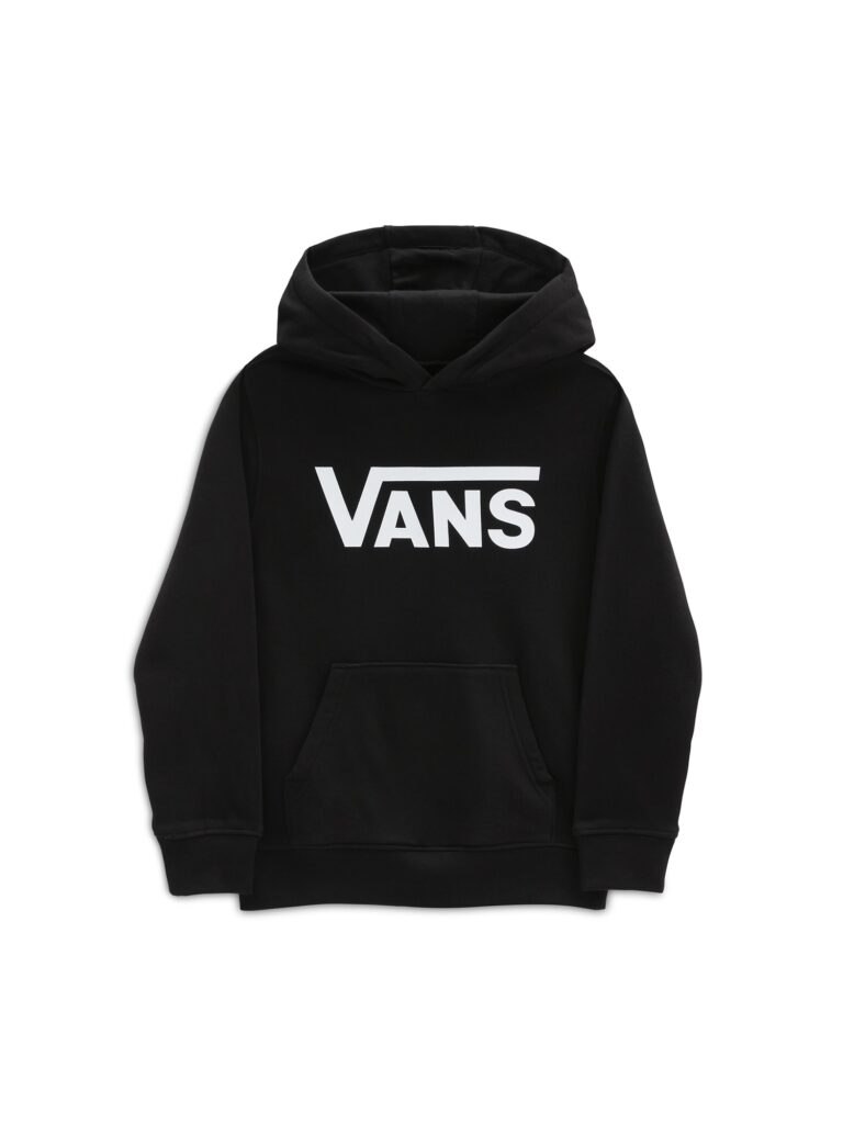 VANS Bluză de molton  negru / alb