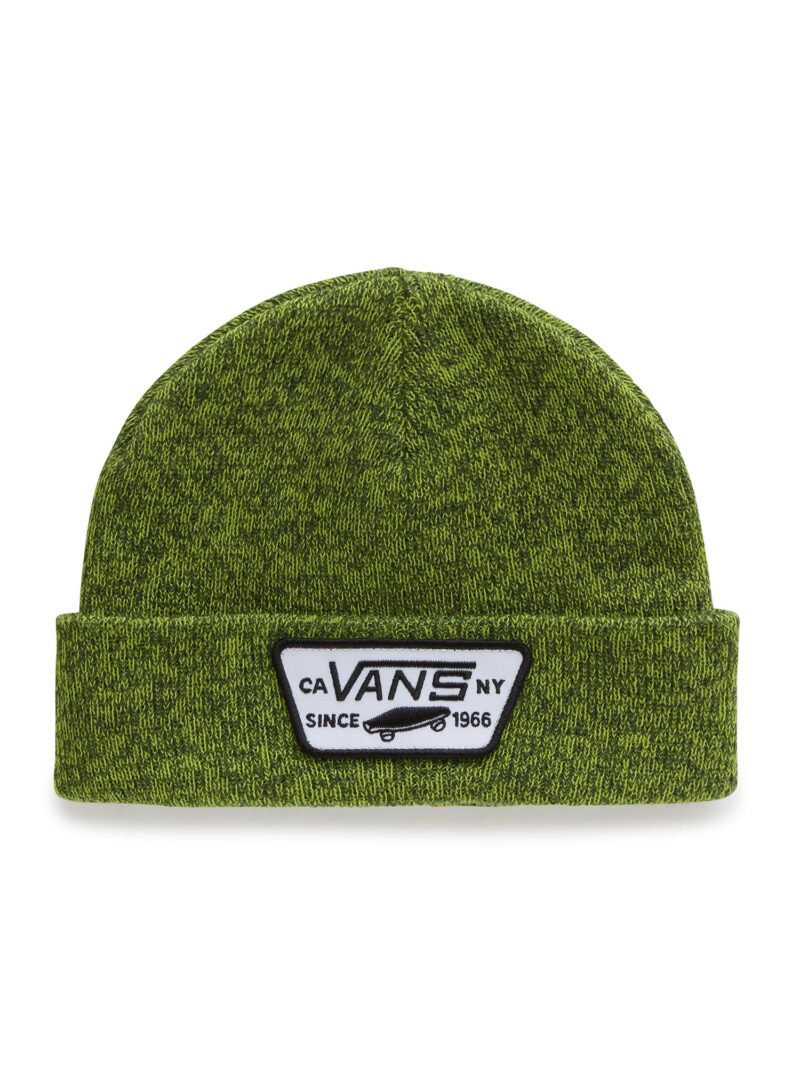 VANS Căciulă 'Milford'  verde închis / negru / alb