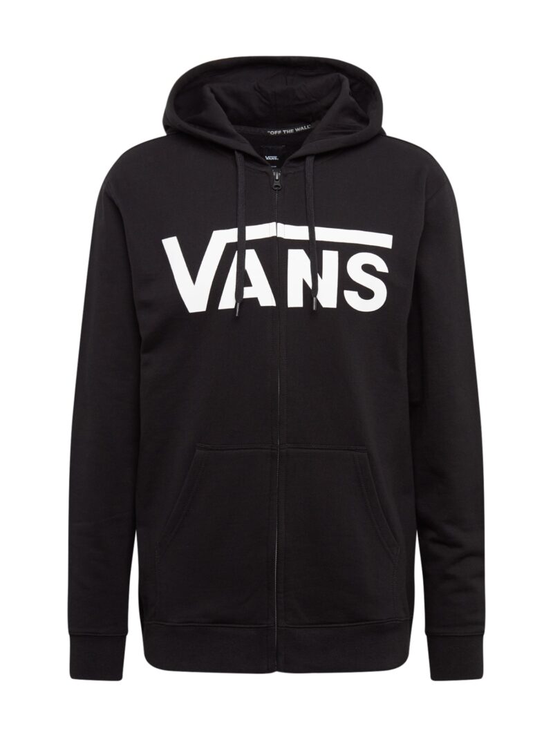 VANS Hanorac  negru / alb