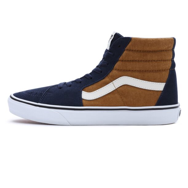 VANS Sneaker înalt 'SK8-Hi'  bleumarin / maro coniac / alb