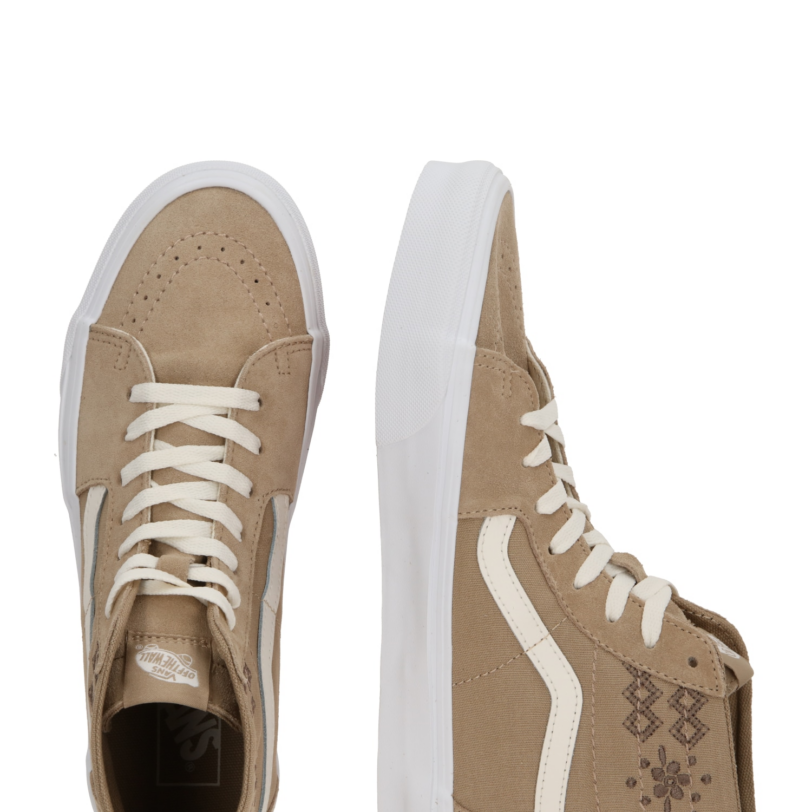 VANS Sneaker înalt 'SK8-Hi'  maro / alb