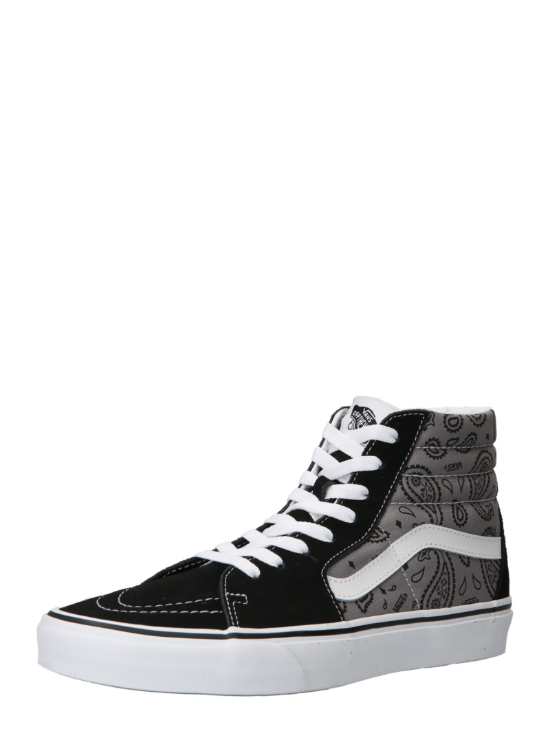 VANS Sneaker înalt  gri fumuriu / negru / alb