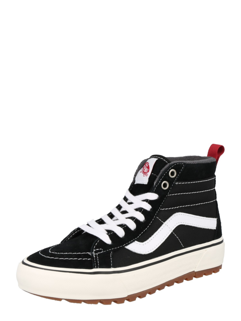 VANS Sneaker înalt  negru / alb