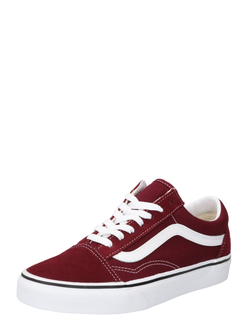 VANS Sneaker low 'Old Skool'  roşu închis / alb