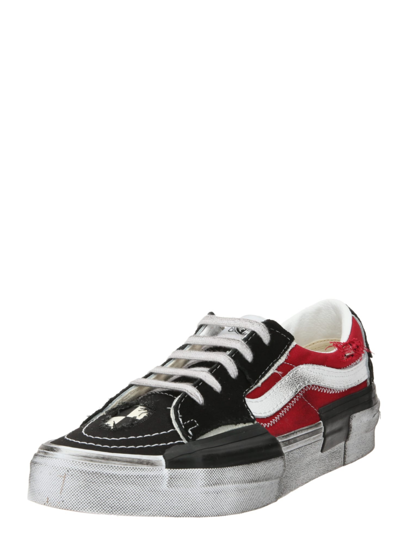 VANS Sneaker low 'SK8-LOW'  roșu / negru / argintiu