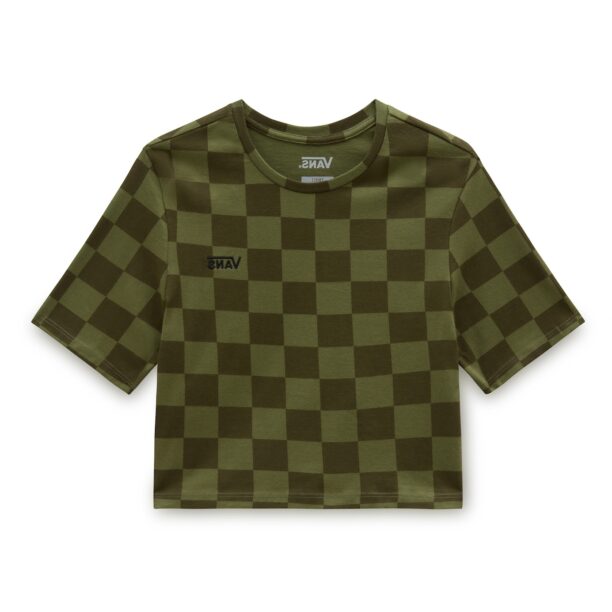 VANS Tricou 'CHECKER'  verde