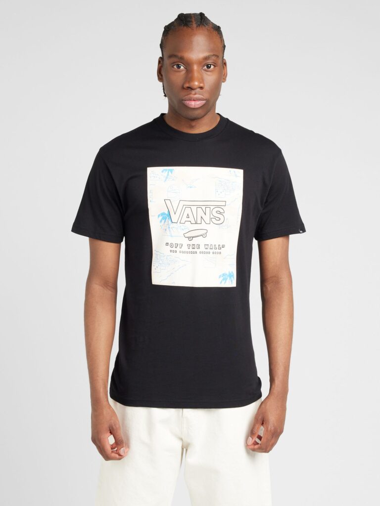 VANS Tricou 'CLASSIC'  albastru / negru / alb