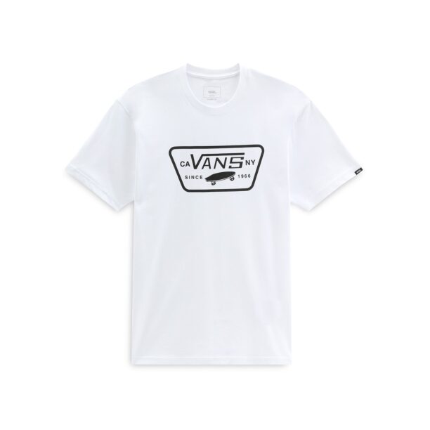 VANS Tricou 'Full Patch'  negru / alb