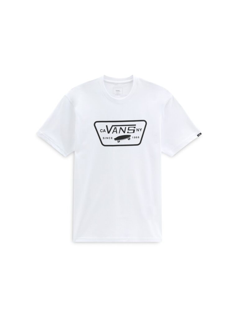 VANS Tricou 'Full Patch'  negru / alb