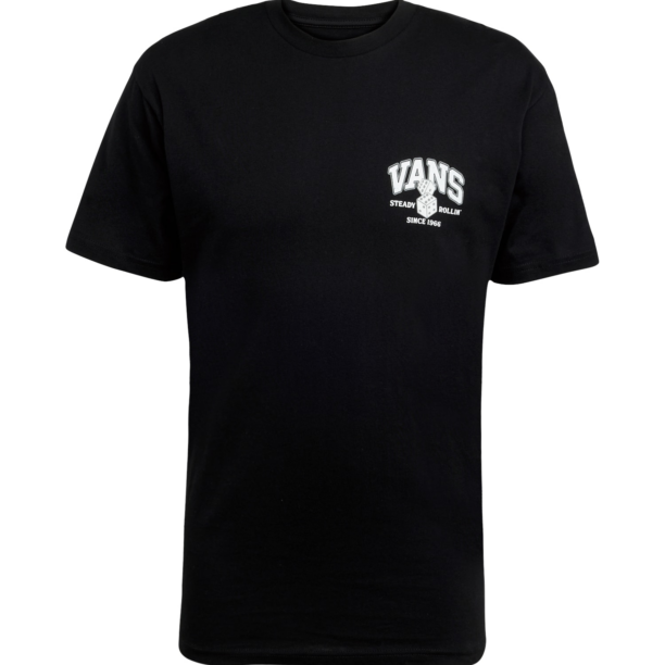 VANS Tricou 'Steady Rollin'  gri / negru / alb