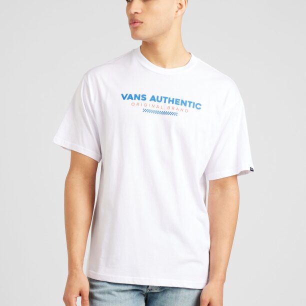 VANS Tricou  albastru / portocaliu / alb