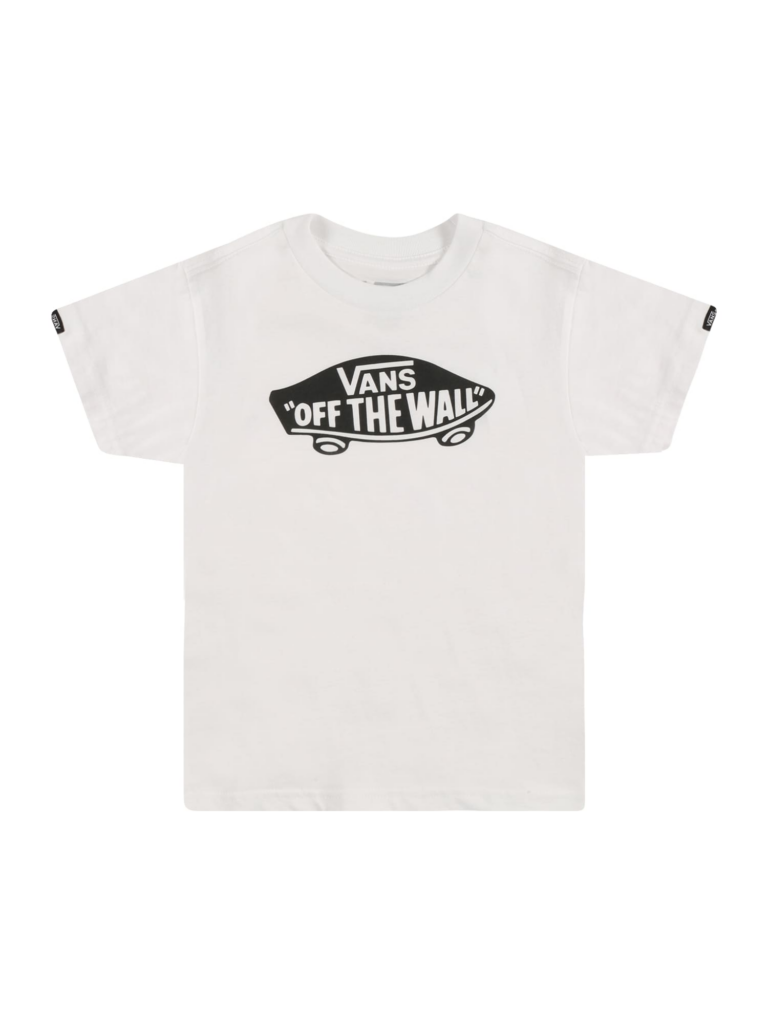 VANS Tricou  negru / alb