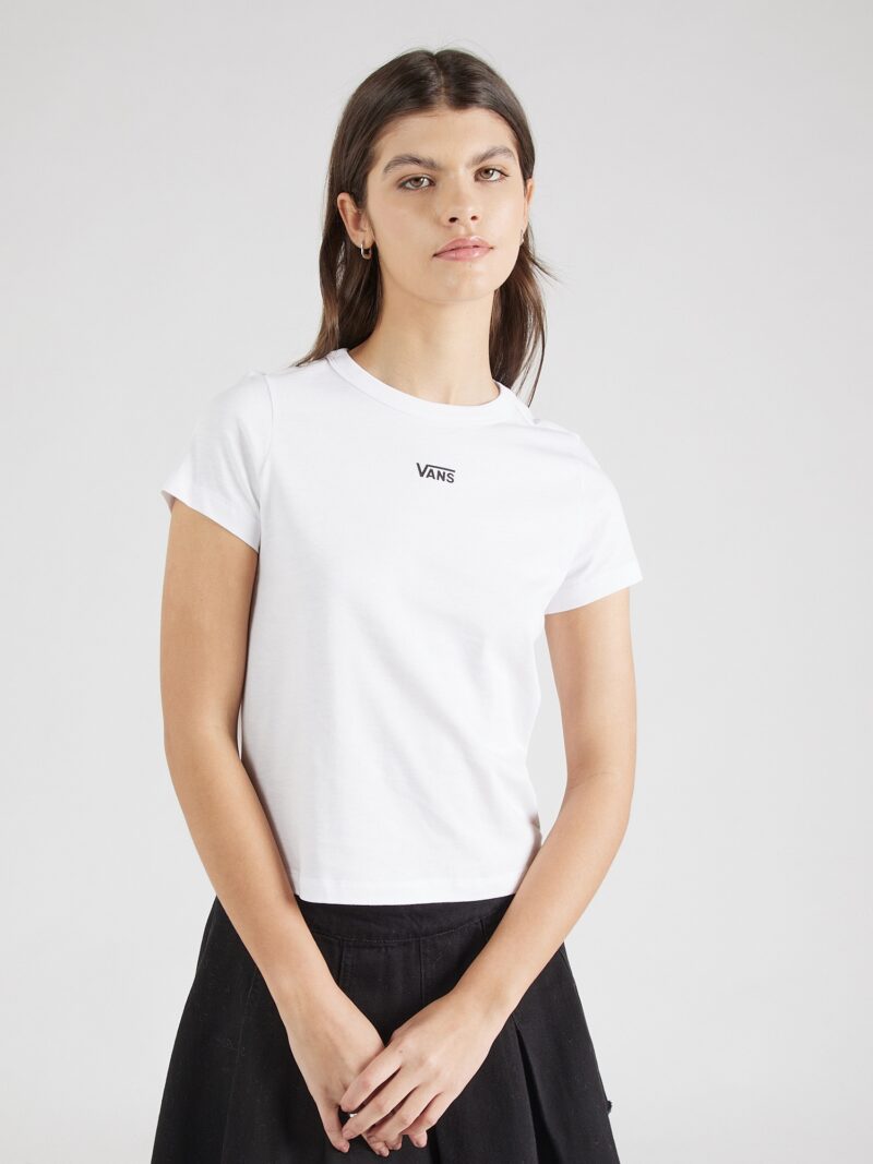 VANS Tricou  negru / alb