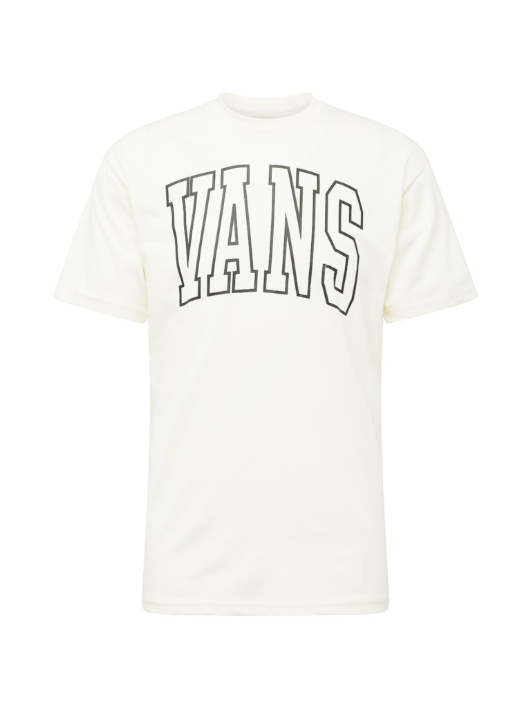 VANS Tricou  negru / alb