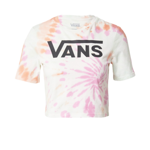 VANS Tricou  portocaliu / roz / negru / alb