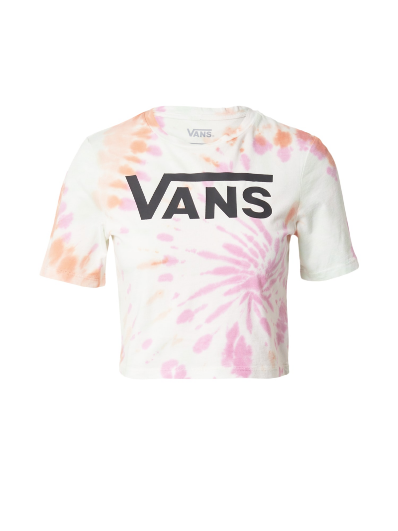 VANS Tricou  portocaliu / roz / negru / alb