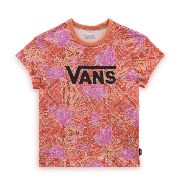 VANS Tricou  portocaliu / roz / roz pitaya / negru