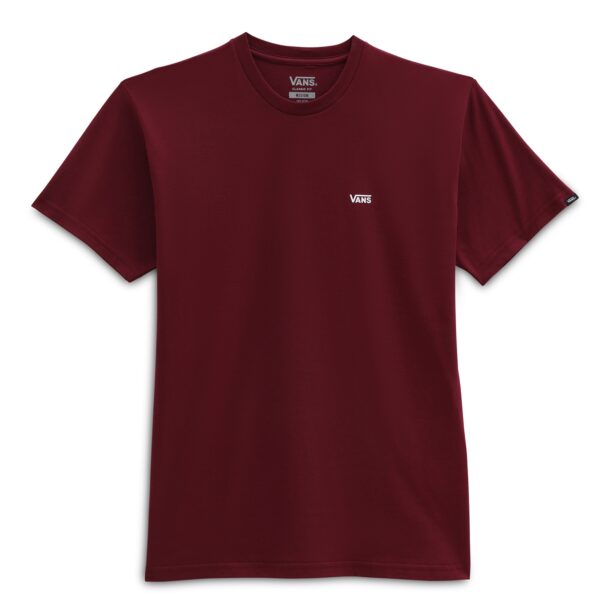 VANS Tricou  roșu bordeaux / alb