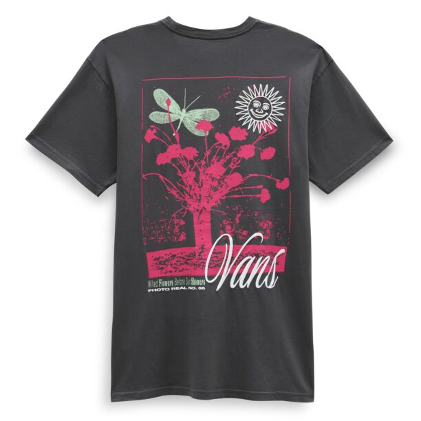 VANS Tricou  verde mentă / roz / negru / alb