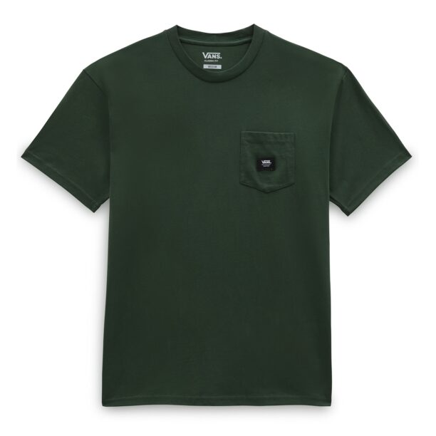 VANS Tricou  verde pin / negru / alb