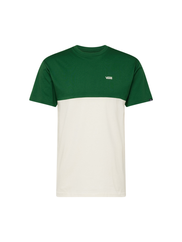 VANS Tricou  verde smarald / alb