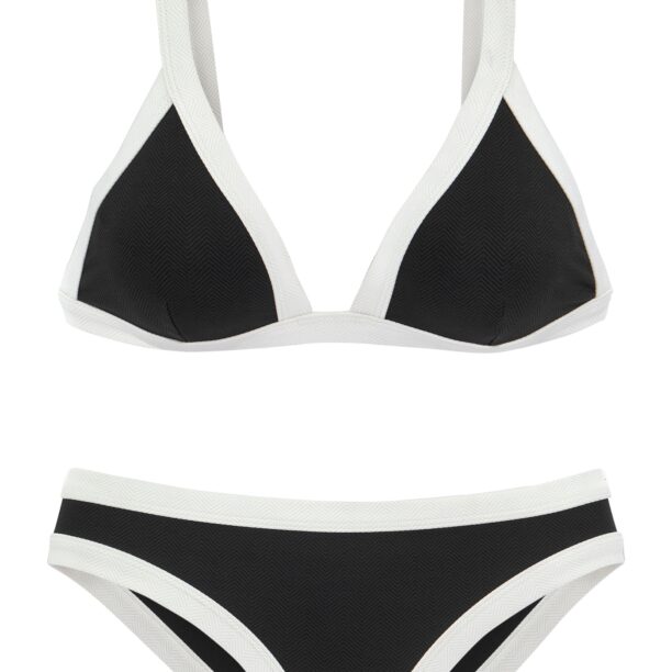 VENICE BEACH Costum de baie sport  negru / alb