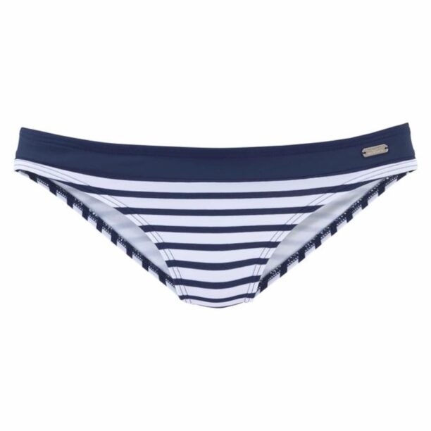 VENICE BEACH Slip costum de baie 'Summer'  bleumarin / alb