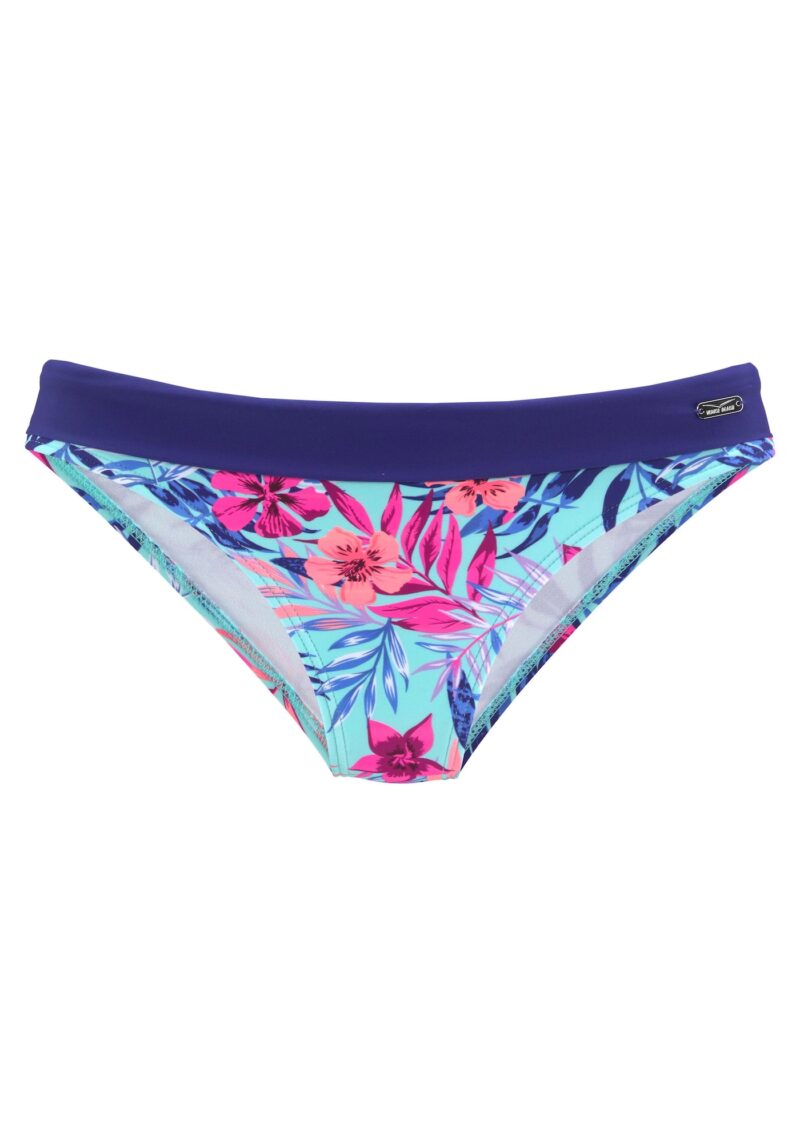 VENICE BEACH Slip costum de baie  albastru cobalt / albastru deschis / roz