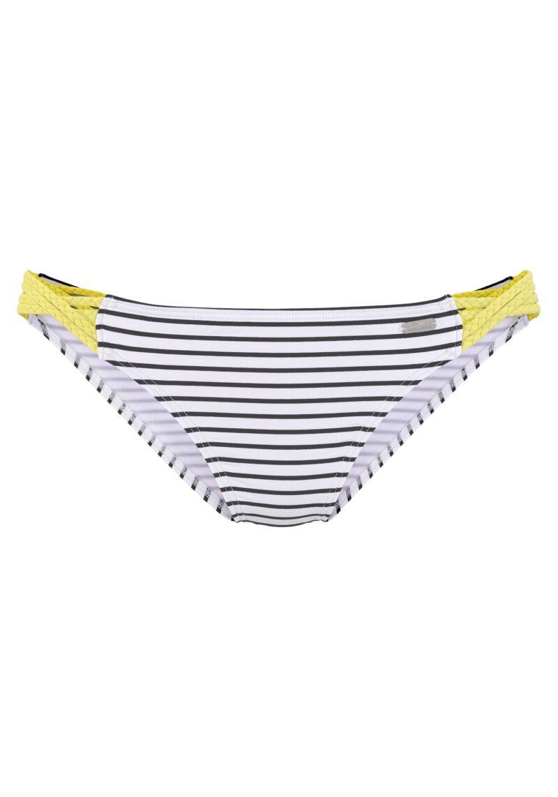 VENICE BEACH Slip costum de baie  galben / negru / alb