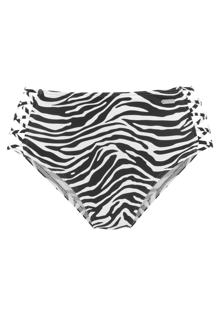 VENICE BEACH Slip costum de baie  negru / alb