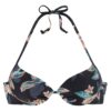 VENICE BEACH Sutien costum de baie  albastru / portocaliu deschis / roz / negru / alb