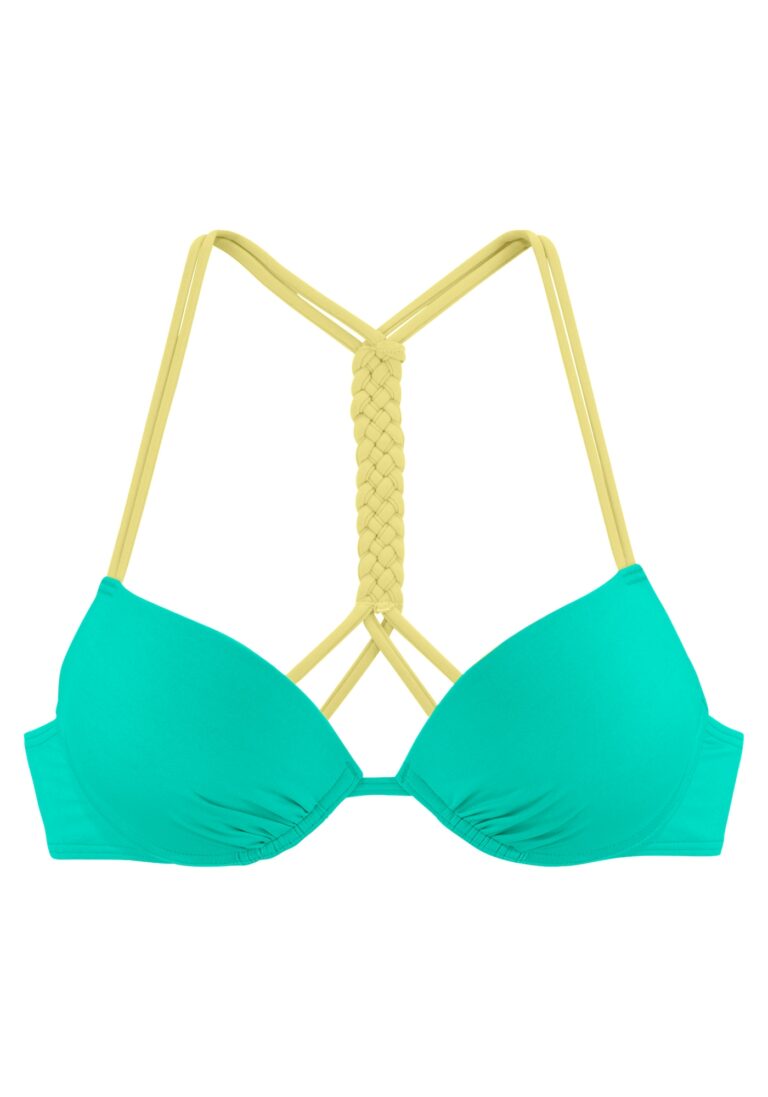 VENICE BEACH Sutien costum de baie  galben citron / verde mentă