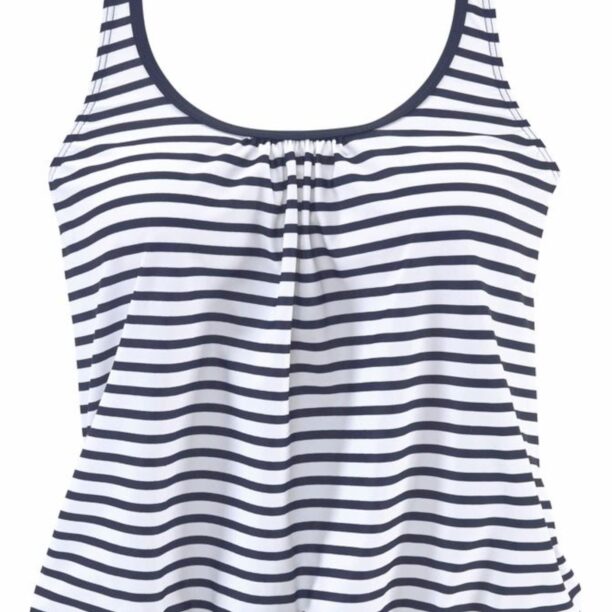 VENICE BEACH Tankini top 'Summer'  bleumarin / alb