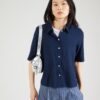 VERO MODA Bluză 'MYMILO'  bleumarin