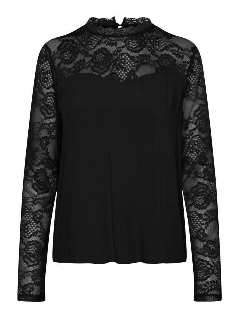 VERO MODA Bluză 'RUSK'  negru