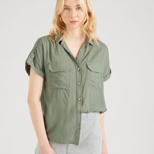 VERO MODA Bluză 'VMBumpy'  verde stuf