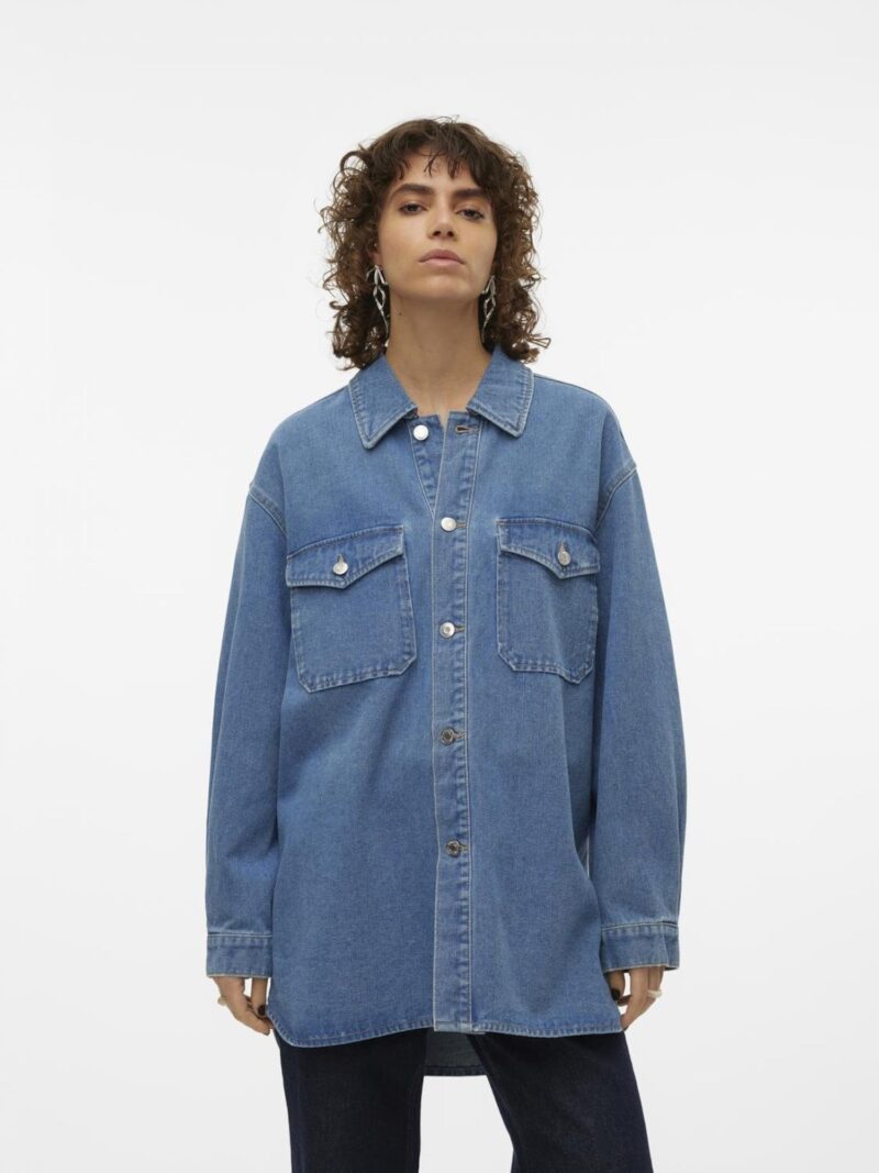 VERO MODA Bluză 'VMNaya'  albastru denim