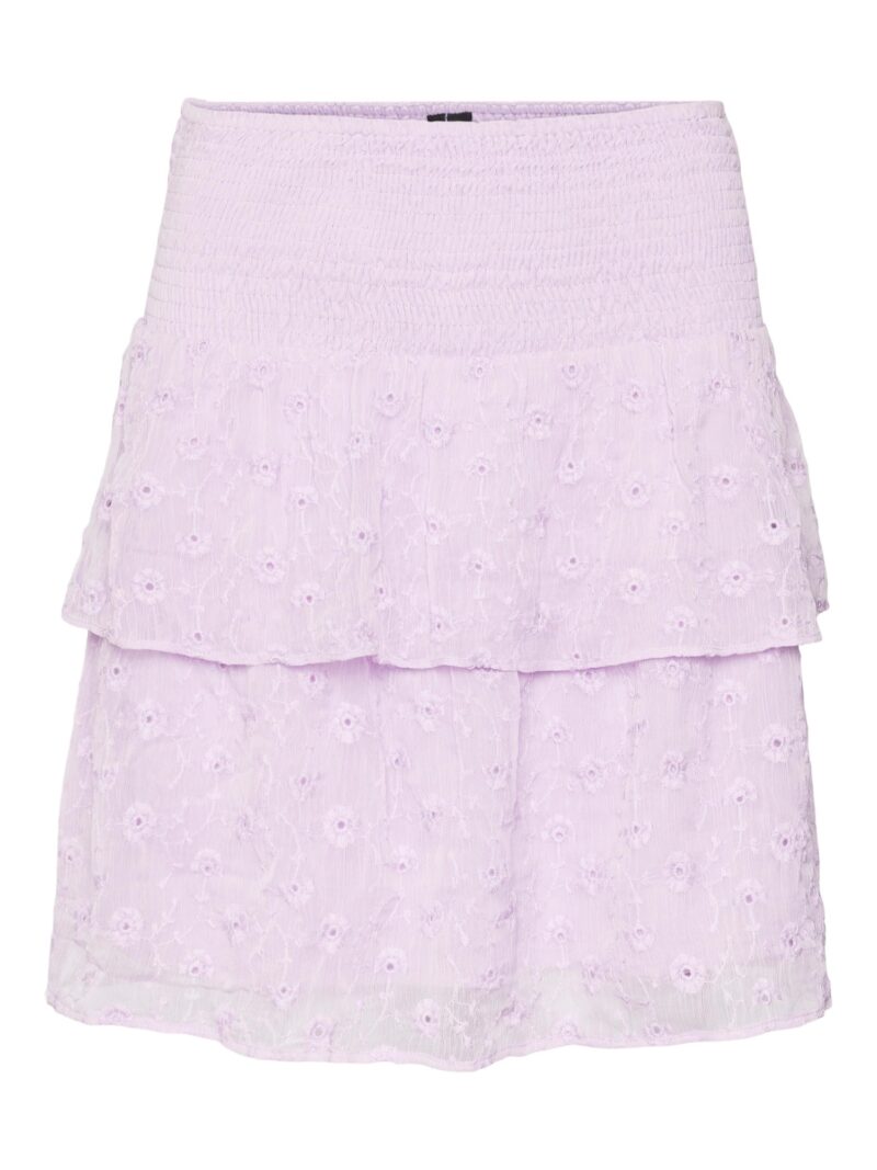 VERO MODA Fustă 'CLARA'  mov pastel