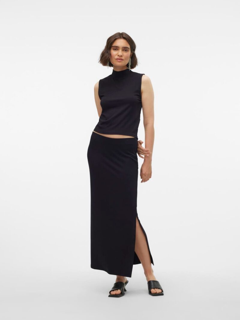 Original VERO MODA Fustă  negru