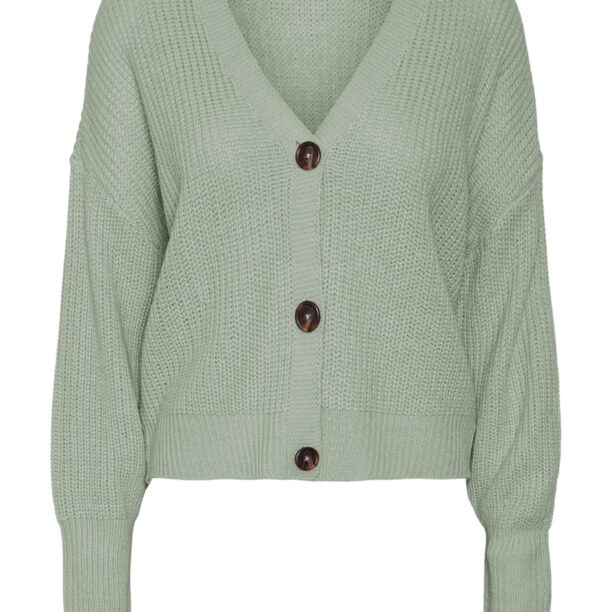 VERO MODA Geacă tricotată 'Lea'  verde pastel