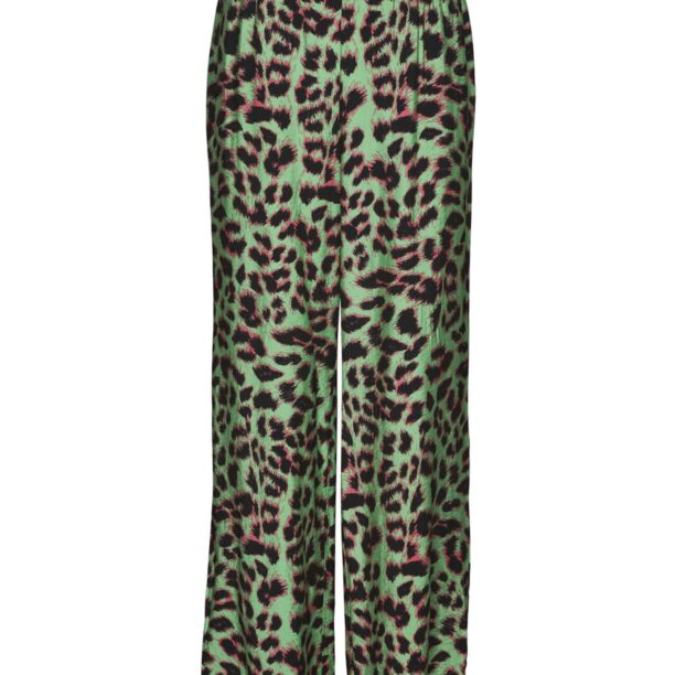 VERO MODA Pantaloni 'ANEA'  verde / roz / negru